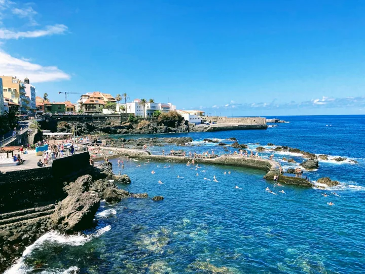 Badeanlegget ved kysten i Puerto de la Cruz